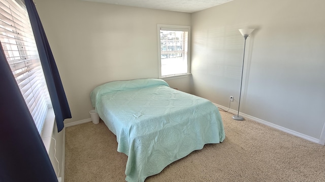 bedroom featuring carpet floors