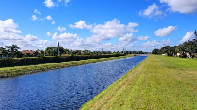 property view of water