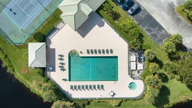 7770 SE Spicewood Cir, Hobe Sound, FL 33455 - aerial view of property and surrounding area