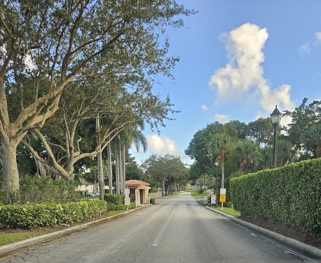 view of road