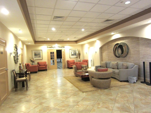 view of community lobby