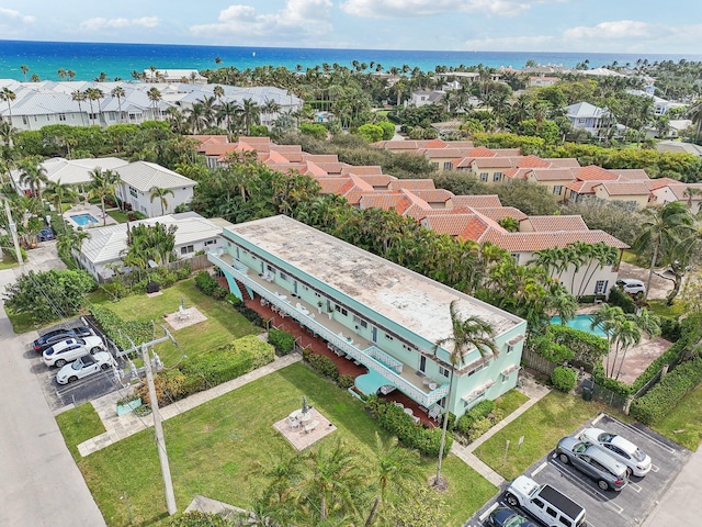 1006 Casuarina Rd Unit 11, Delray Beach, FL 33483 - aerial perspective of suburban area with a large body of water