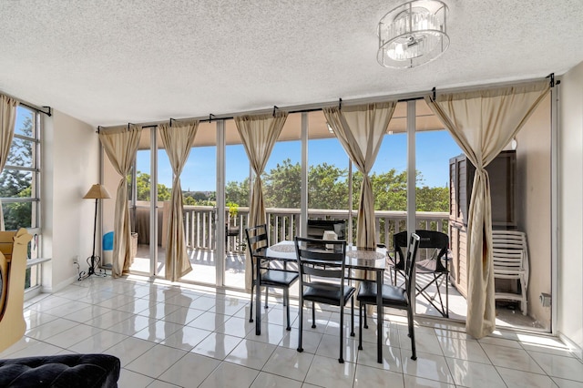 sunroom featuring a wealth of natural light