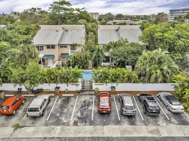 1912 NE 6th St, Deerfield Beach, FL 33441 - drone / aerial view of a tree filled landscape