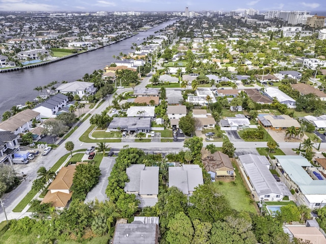 1912 NE 6th St, Deerfield Beach, FL 33441 - aerial overview of property's location with nearby suburban area and a nearby body of water