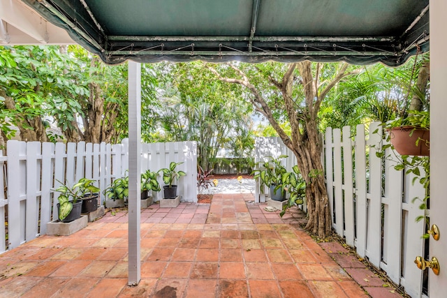 view of patio