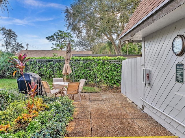 view of patio