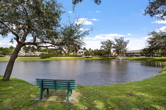 property view of water