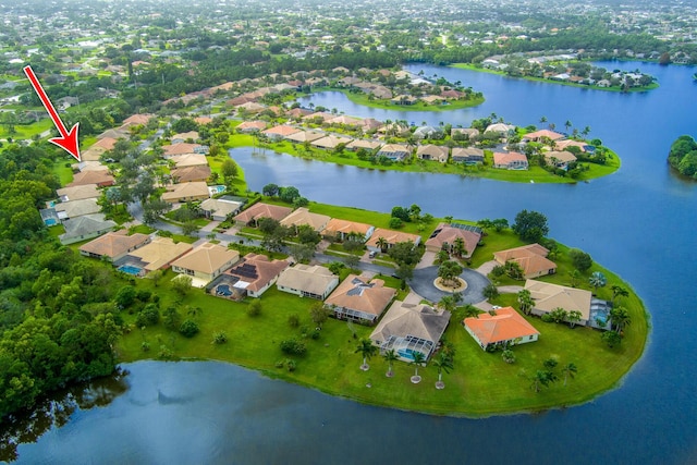308 SW Egret Lndg, Port Saint Lucie, FL 34953 - aerial view of residential area with a nearby body of water