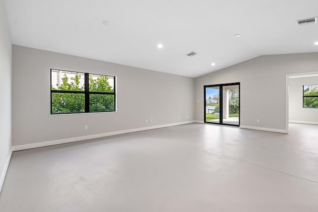 15093 Aguila Ave, Fort Pierce, FL 34951 - unfurnished room featuring concrete flooring and a healthy amount of sunlight