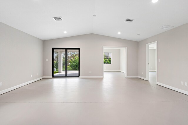15093 Aguila Ave, Fort Pierce, FL 34951 - unfurnished room featuring lofted ceiling