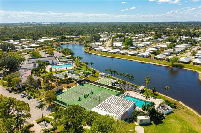 15093 Aguila Ave, Fort Pierce, FL 34951 - drone / aerial view with a water view