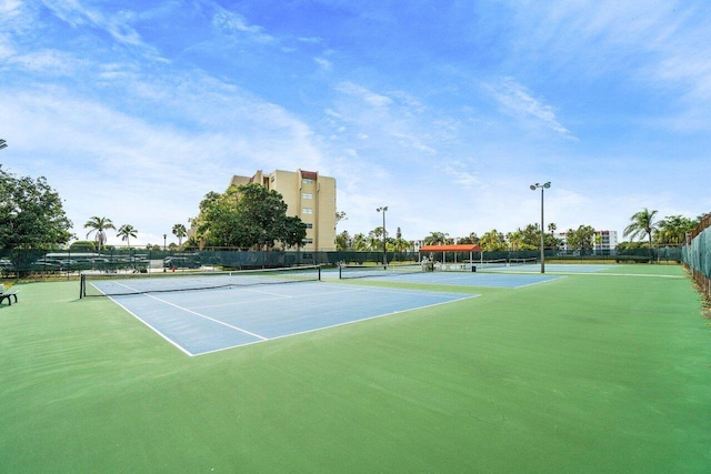 view of sport court