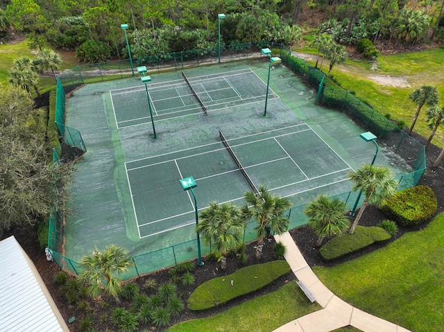 view of sport court