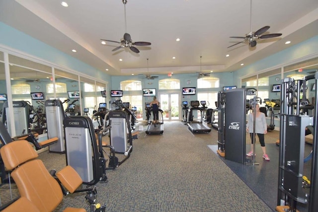 view of exercise room