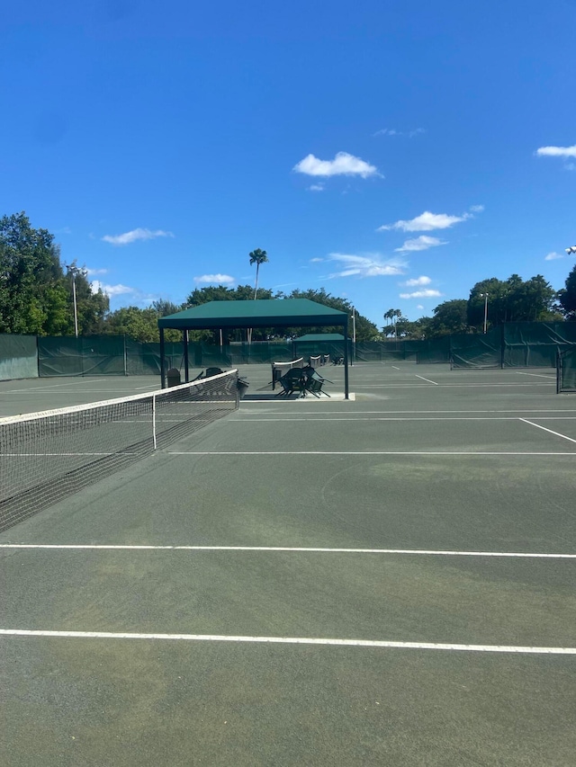 view of sport court