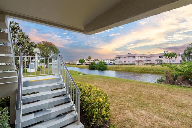 623 Monaco M, Delray Beach, FL 33446 - view of water feature with a residential view