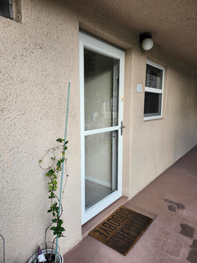 view of entrance to property