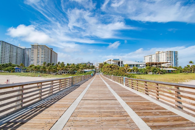 view of dock