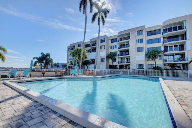 view of pool