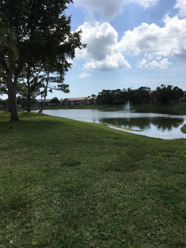 view of water feature