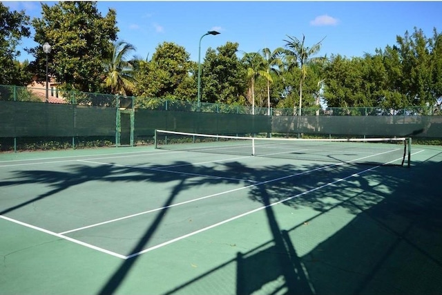 view of sport court