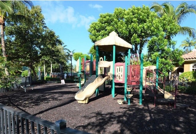 view of play area