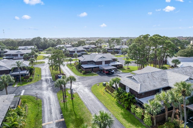drone / aerial view featuring a residential view