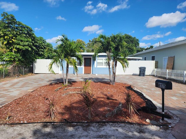 view of ranch-style home