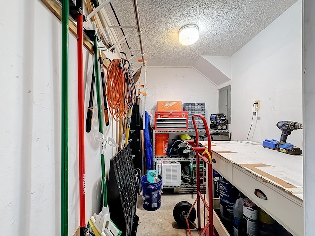 view of storage room