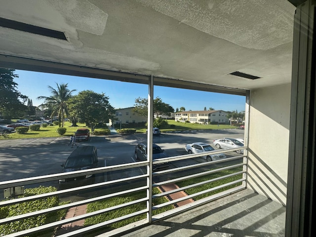 206 Dorchester Unit I, West Palm Beach, FL 33417 - balcony featuring a residential view