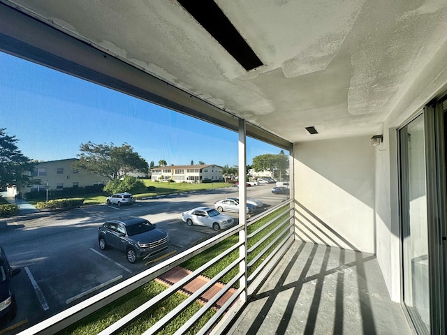 206 Dorchester Unit I, West Palm Beach, FL 33417 - balcony featuring a residential view