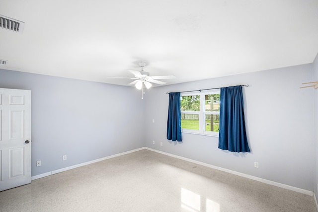 1413 SE San Sovina Ter, Port Saint Lucie, FL 34952 - empty room with ceiling fan and baseboards