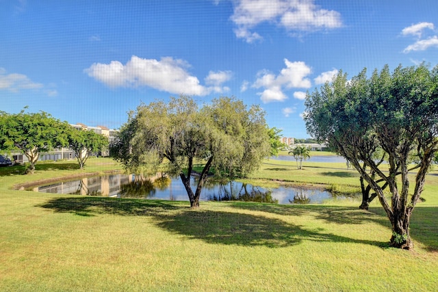 view of water feature