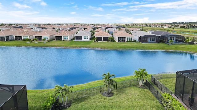 property view of water