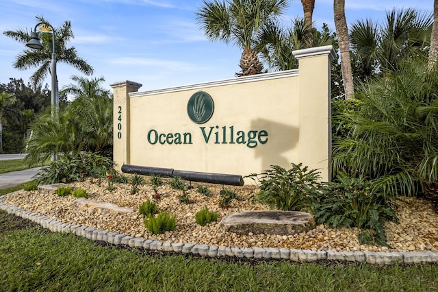 2400 S Ocean Dr Unit 6112, Fort Pierce, FL 34949 - view of community / neighborhood sign