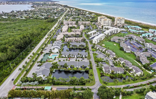 2400 S Ocean Dr Unit 6112, Fort Pierce, FL 34949 - aerial view of property and surrounding area featuring a large body of water and nearby suburban area