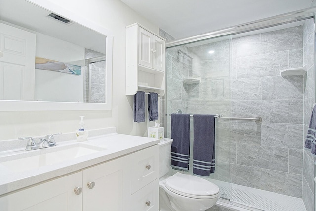 2400 S Ocean Dr Unit 6112, Fort Pierce, FL 34949 - full bath with a shower stall, toilet, and vanity