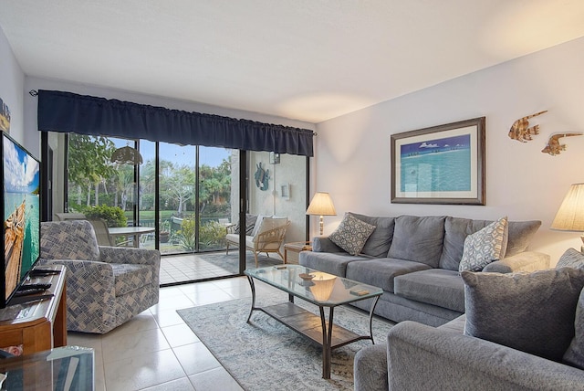 2400 S Ocean Dr Unit 6112, Fort Pierce, FL 34949 - living area with light tile patterned floors