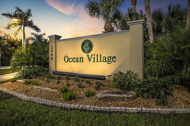 2400 S Ocean Dr Unit 6112, Fort Pierce, FL 34949 - view of community sign