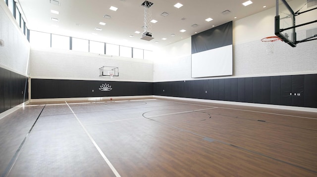 view of sport court with community basketball court