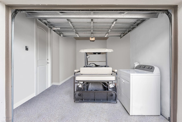 110 Echelon Crest Trl, Jupiter, FL 33478 - garage with washer / clothes dryer