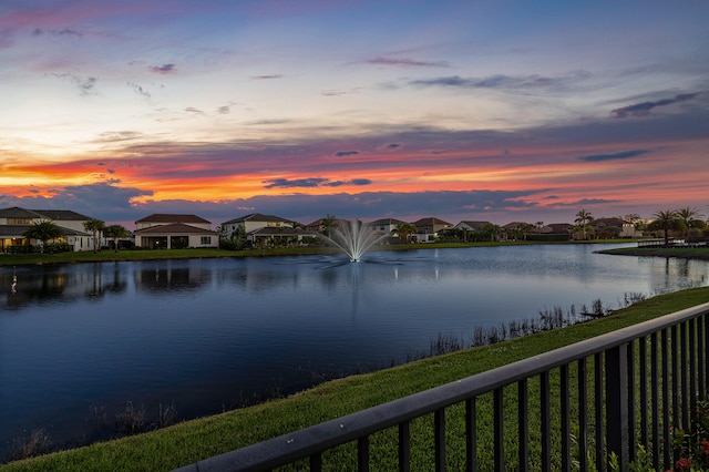 property view of water