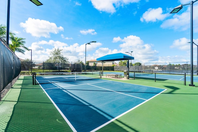 view of sport court