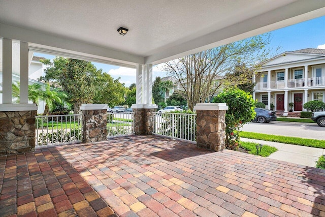 view of patio / terrace with covered porch