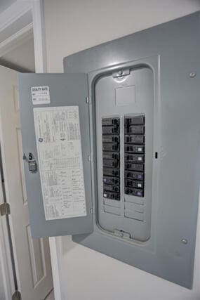 utilities with electric panel