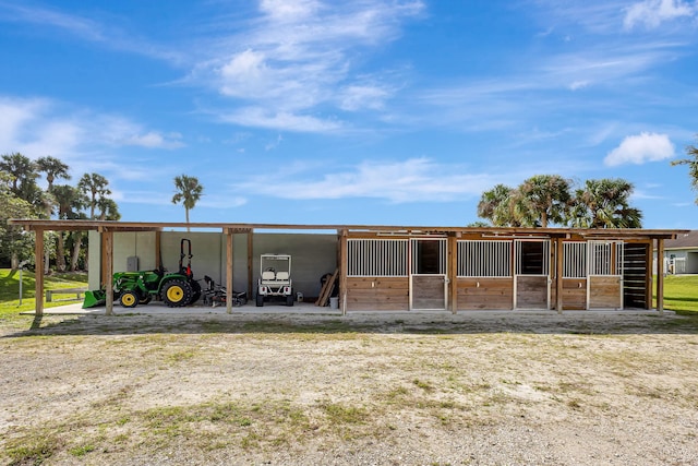 view of stable