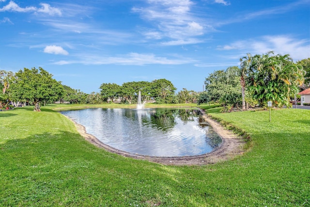 property view of water