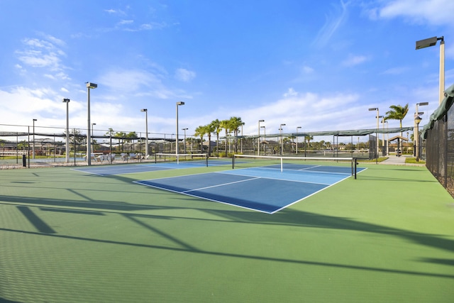 view of sport court