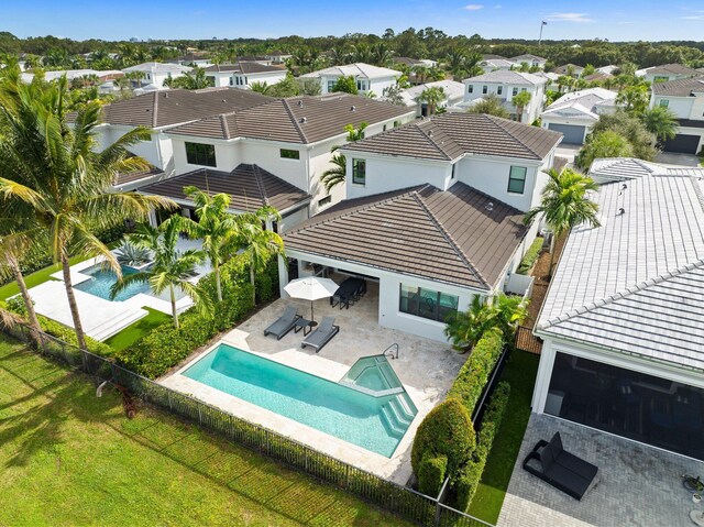 13689 Artisan Cir, Palm Beach Gardens, FL 33418 - birds eye view of property featuring a residential view